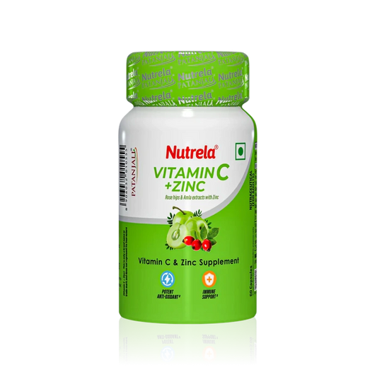 Patanjali Nutrela Vitamin C+ Zinc-60 Cap