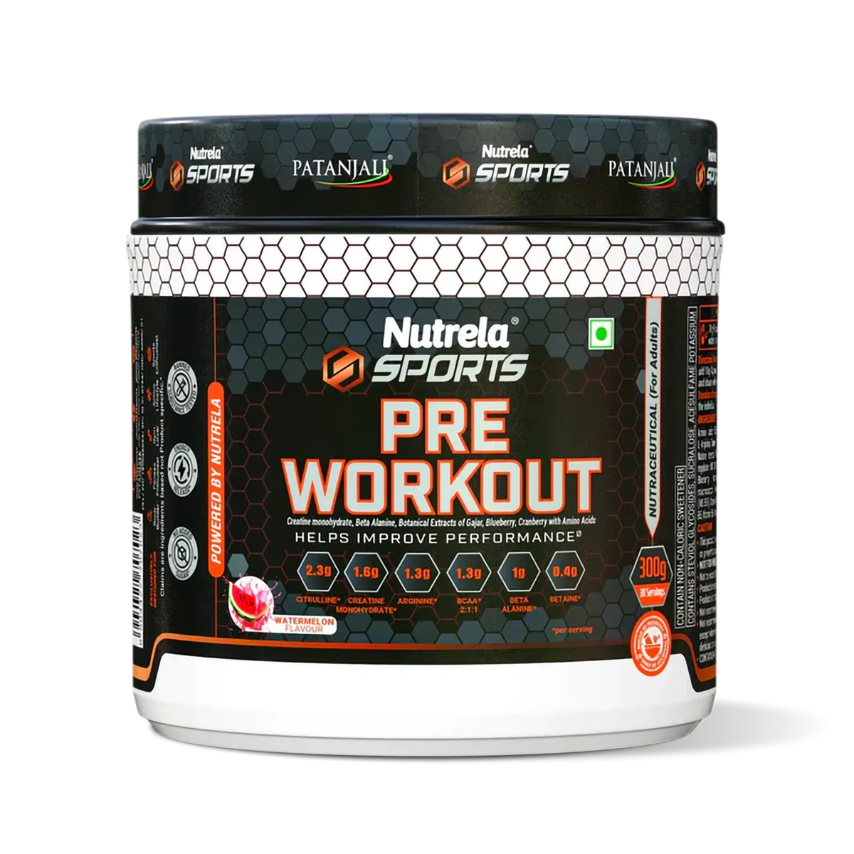 Patanjali Nutrela Sports Pre - Workout-(Watermelon)