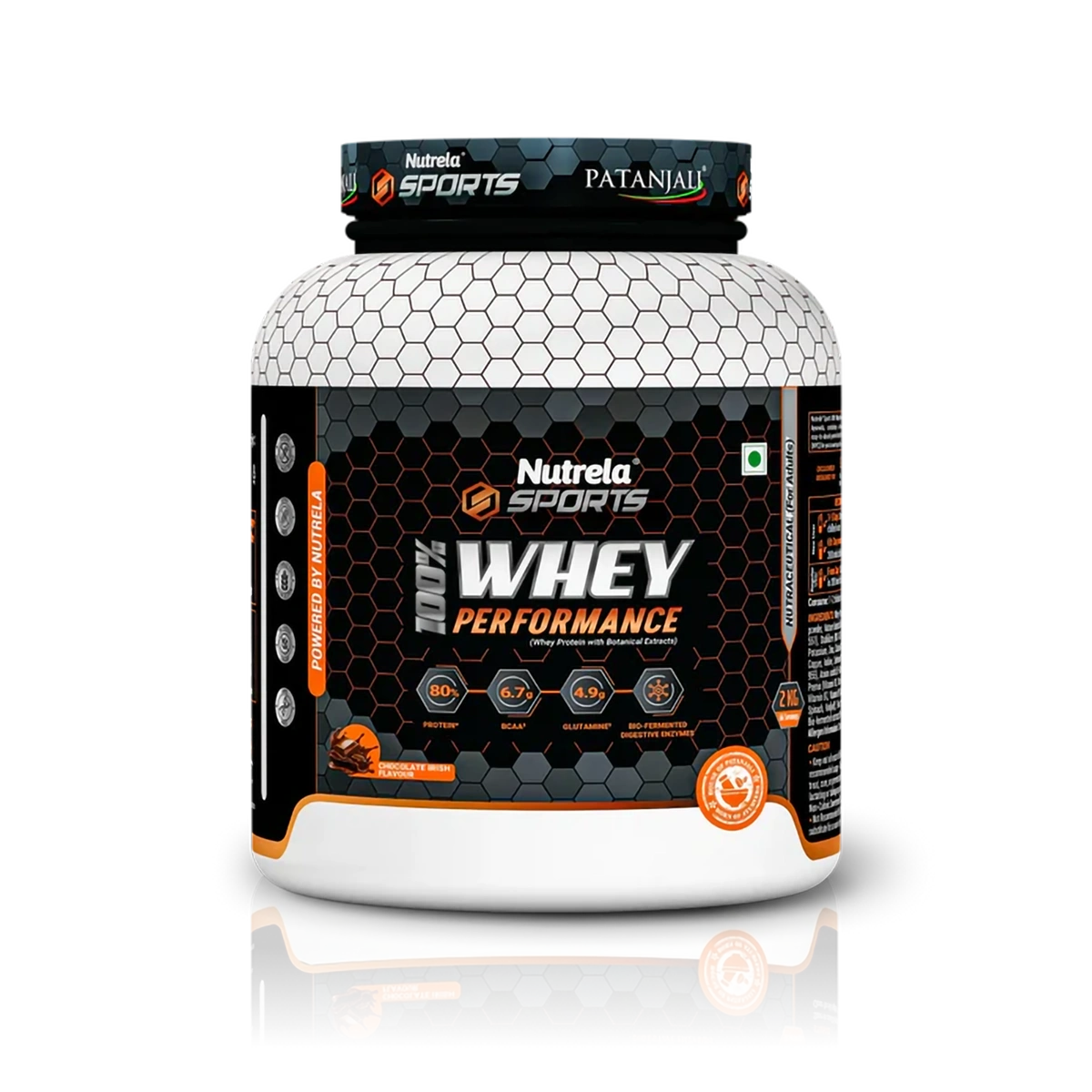 Patanjali Nutrela Sports Whey Performance (Choc-irish) (1 kg) 2000g