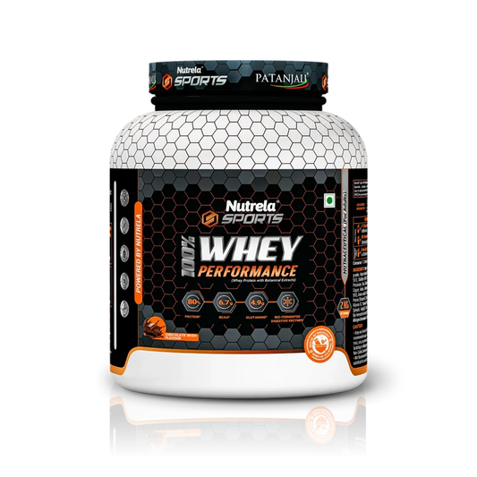Patanjali Nutrela Sports Whey Performance (Choc-irish) (1 kg) 2000g