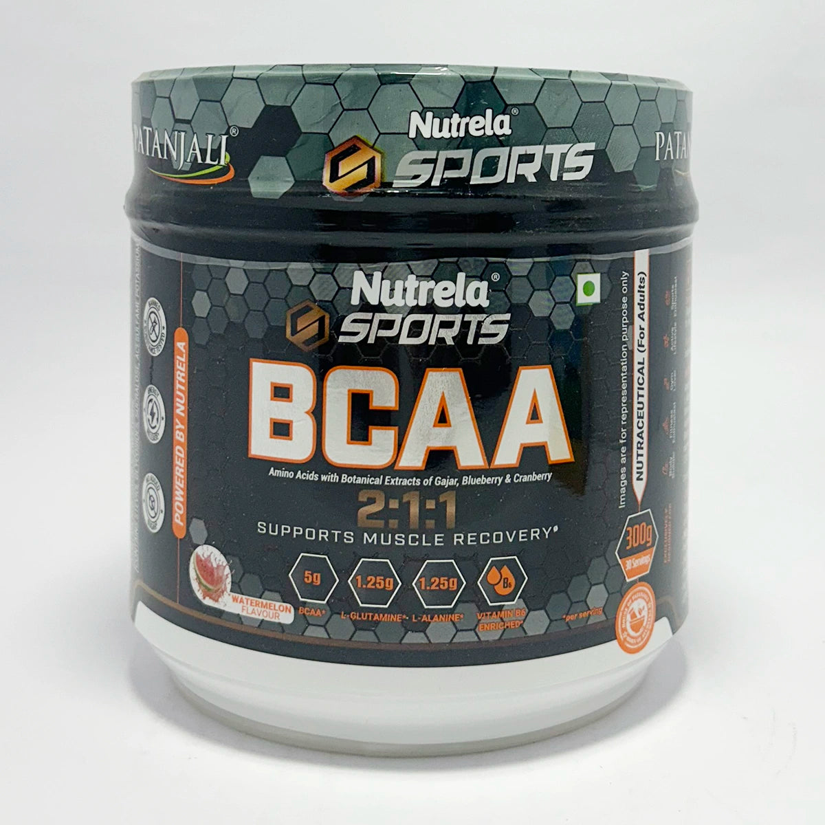 Patanjali Nutrela Sports BCAA Powder (Watermelon Flavour)
