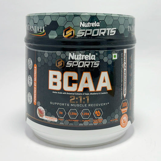 Patanjali Nutrela Sports BCAA Powder (Watermelon Flavour)