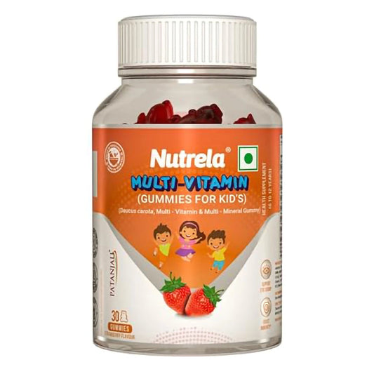 Nutrela Multi- Vitamin Kids Gummies- Straberry Flavour