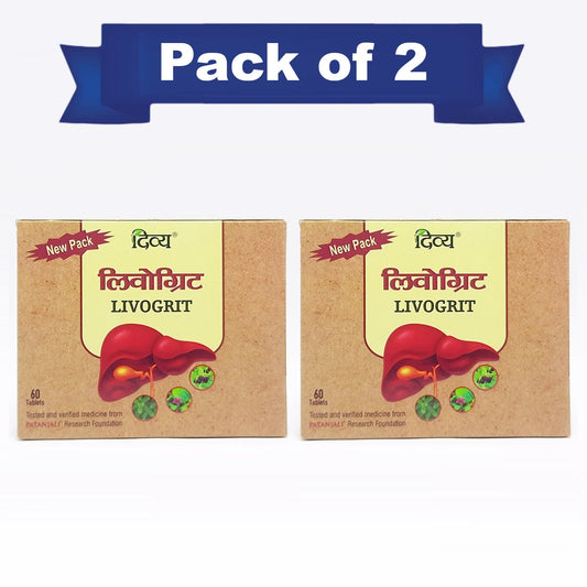 Combo Divya Livogrit 60 N (Pack of 2)
