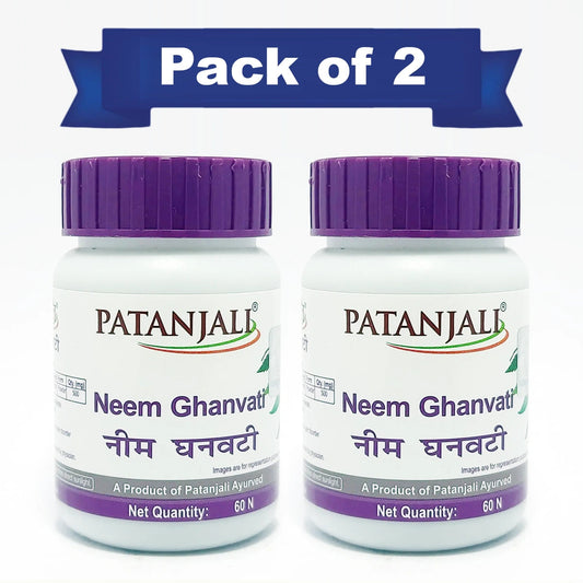 Combo Neem Ghan Vati 60 Tab (Pack of 2)