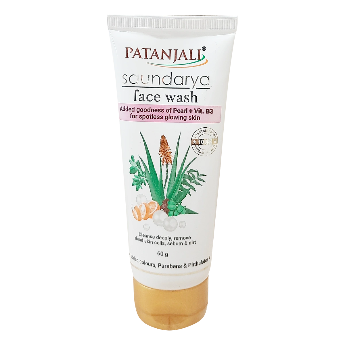 Patanjali Saundarya Face Wash (60g)