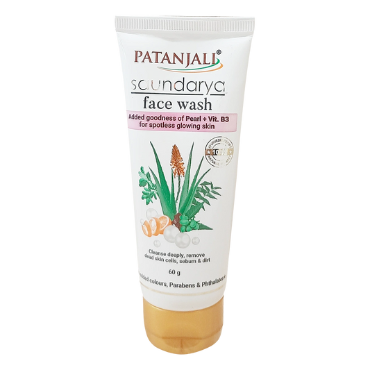 Patanjali Saundarya Face Wash (60g)