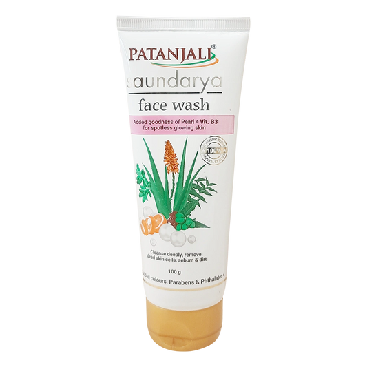 【Patanjali】 Patanjali Saundarya Face Wash 100g｜パタンジャリ サウンダリヤ フェイスウォッシュ｜60g