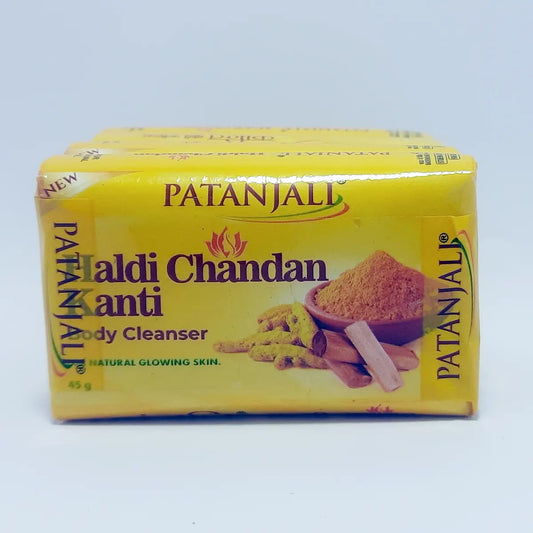 Patanjali Haldi Chandan Kanti Body Cleanser - Pack of 4