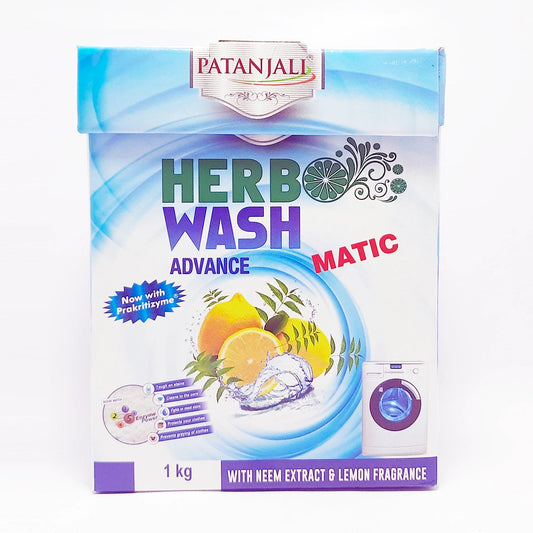 Patanjali Herbo Wash Advance Matic Detergent Powder 1000g