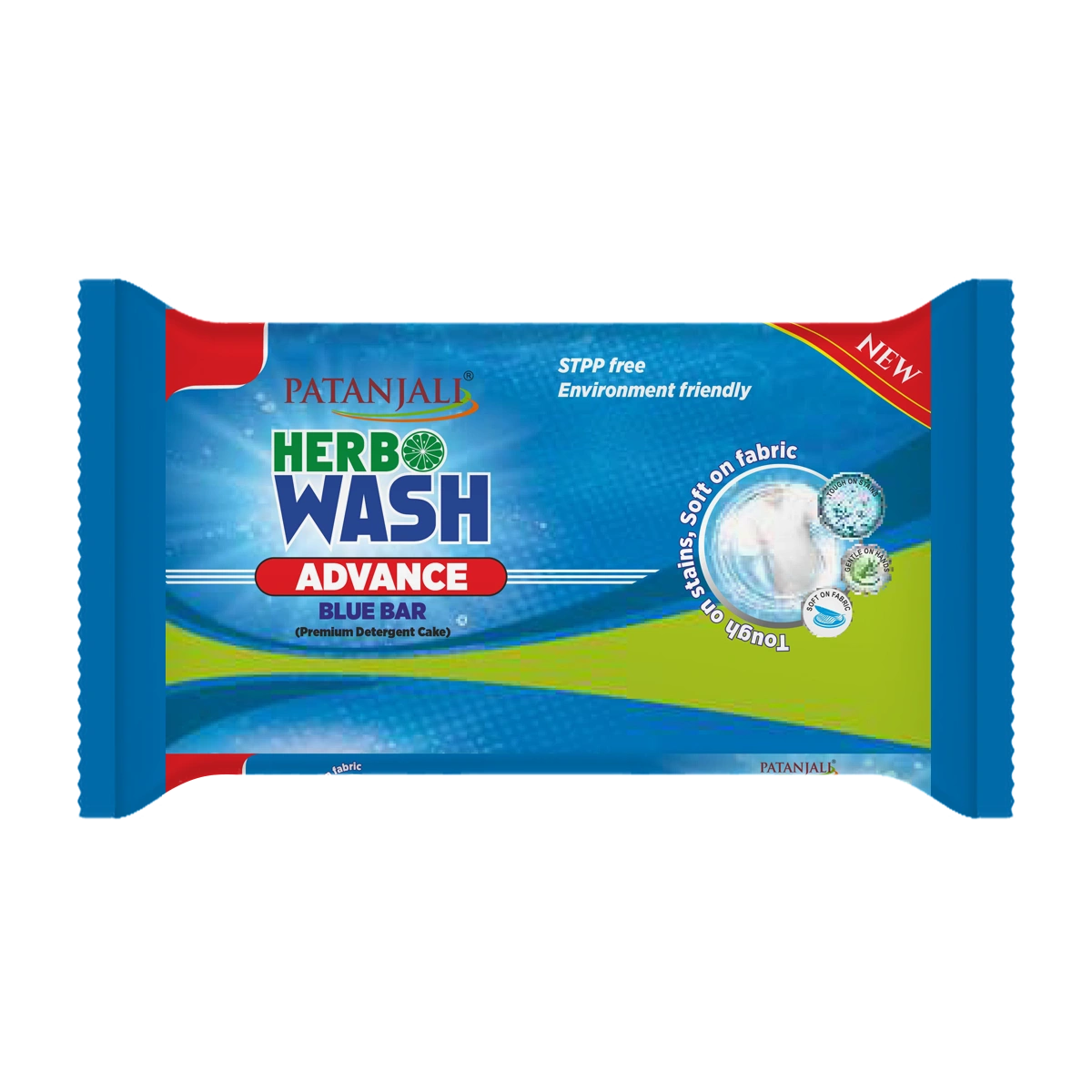 Patanjali Herbo Wash Advance Blue Bar (250 g) 80g