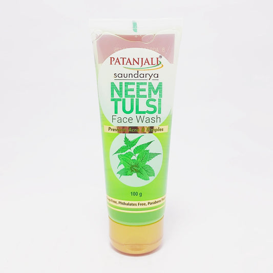【Patanjali】 Patanjali Saundarya Neem Tulsi Face Wash 100g｜パタンジャリ サウンダリヤ ニームトゥルシ フェイスウォッシュ｜60g
