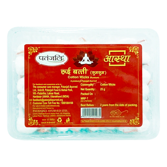 Aastha Cotton Wicks Kumkum