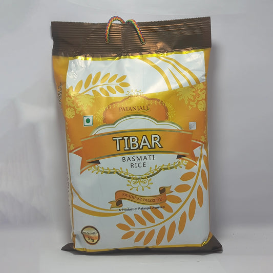 【Patanjali】 Patanjali Tibar Basmati Rice 5000g｜パタンジャリ ティバー バスマティライス｜1kg