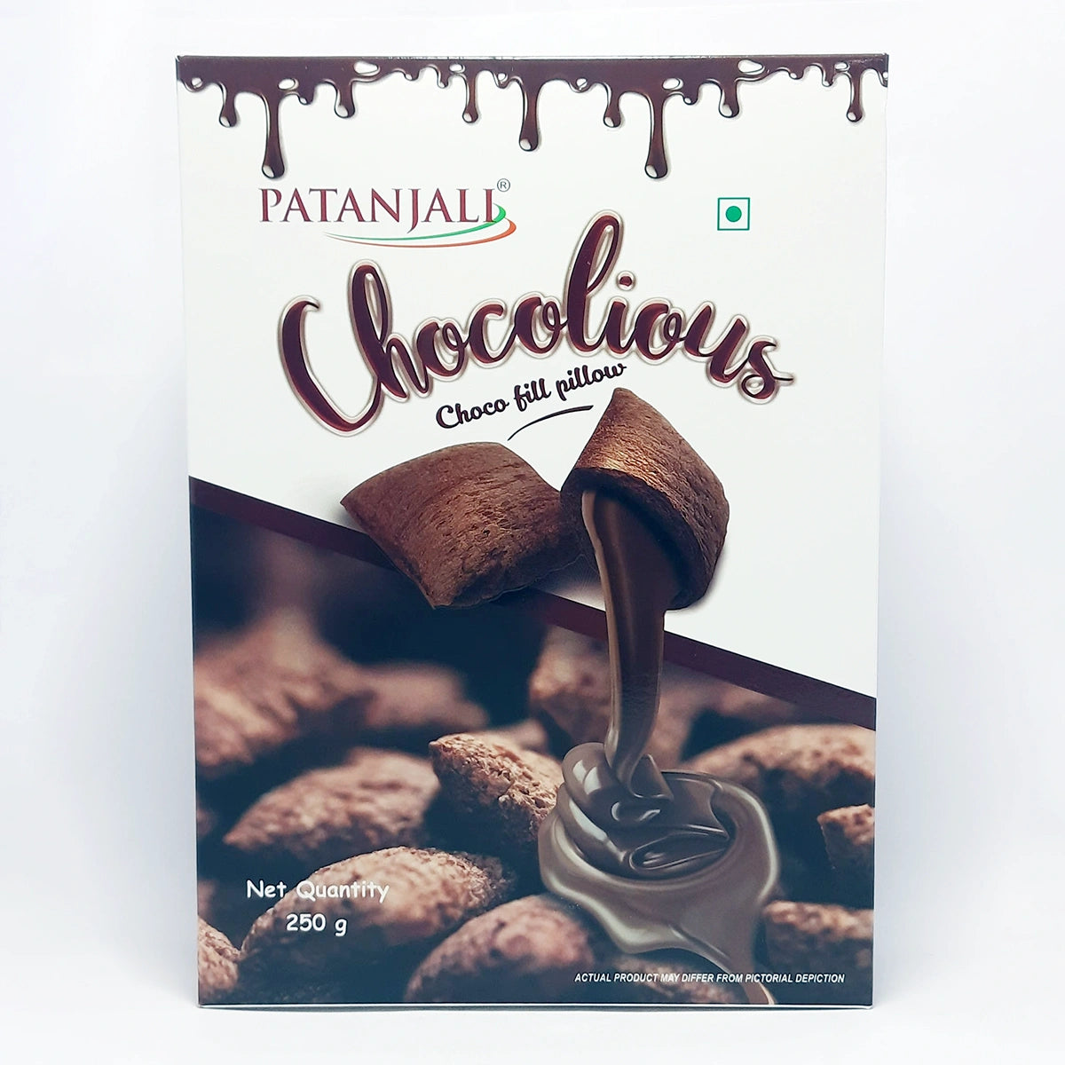 Patanjali Chocolious- Choco Fill Pillow (125 g) 250g