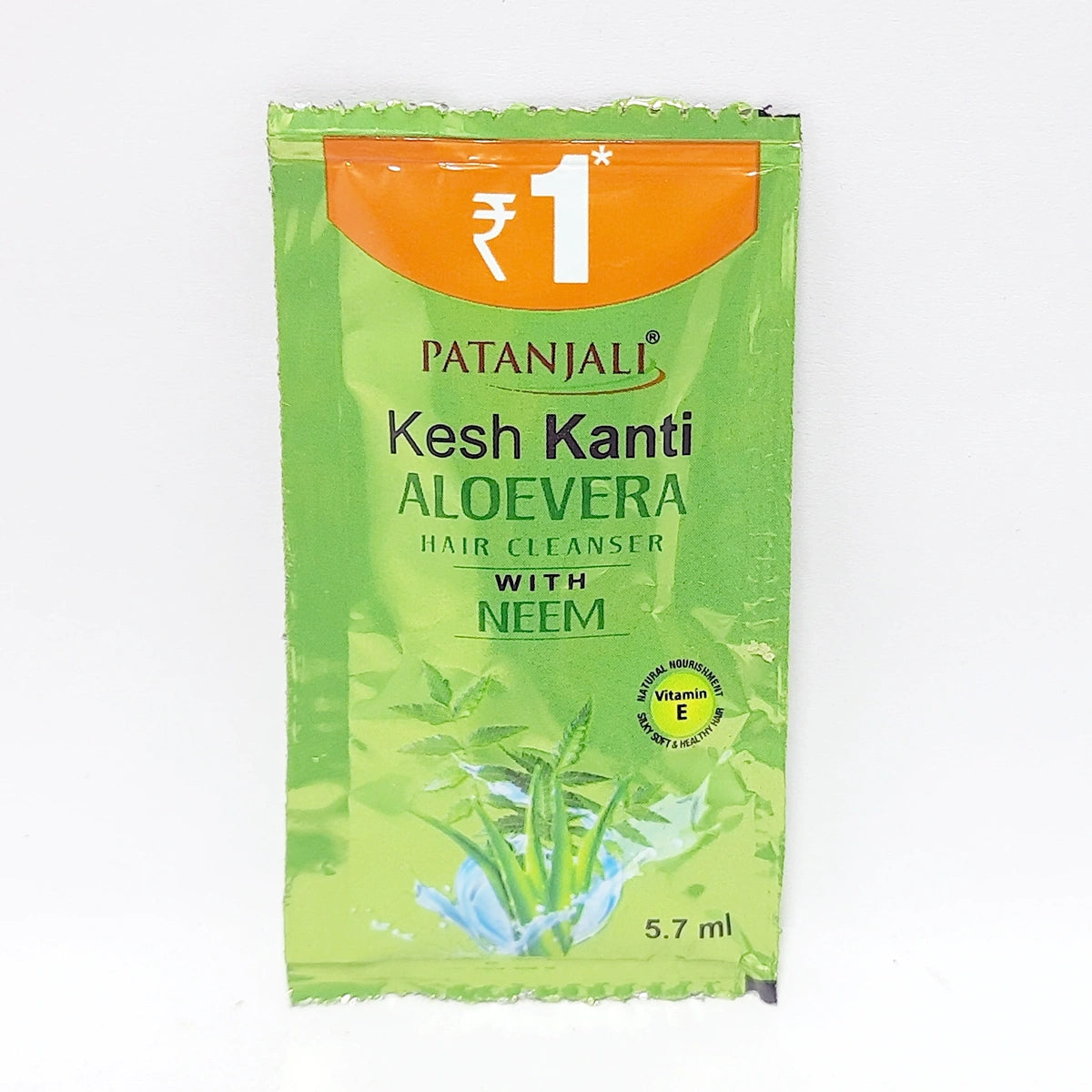 【Patanjali】 Patanjali Kesh Kanti AloeVera Hair Cleanser Neem 6g｜パタンジャリ ケシュカンティ アロエベラ ヘアクレンザー ニーム配合｜6g