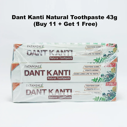 Dant Kanti Natural Toothpaste 43g (Buy 11+1 Free)