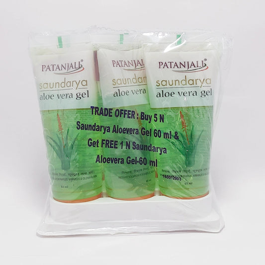 Saundarya Aloevera Gel 60ml (5+1) (300g)