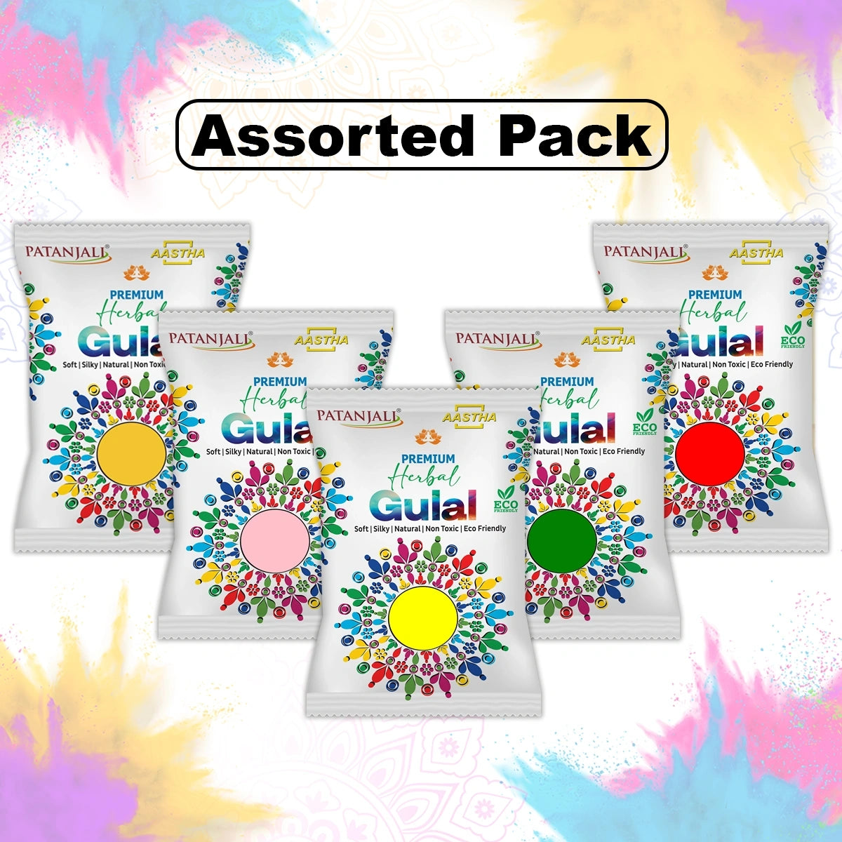 Aastha Herbal Gulal Mix (RPYGS) 80g