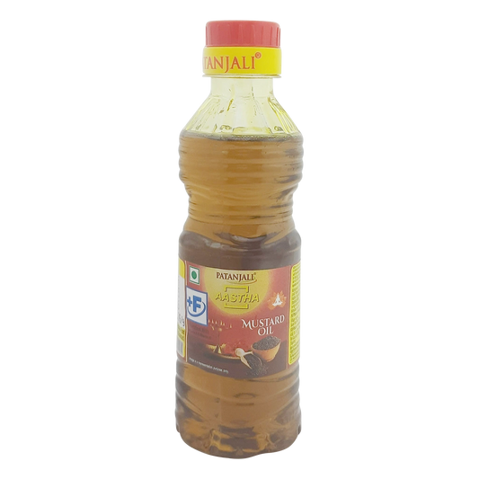 【Patanjali】 Aastha Mustard Oil (B)｜アースタ マスタードオイル（B）｜200ml