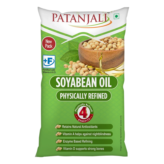 【Patanjali】 Fortified Soyabean Oil (P)｜強化大豆油（パウチ）｜750g