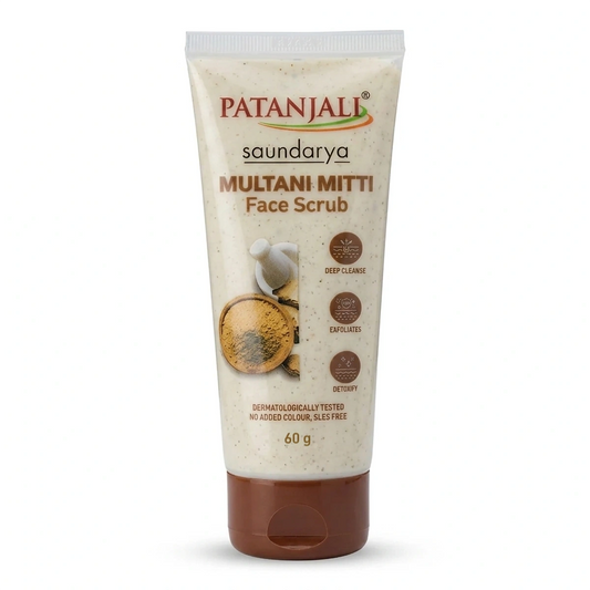 【Patanjali】 Saundarya Multani Mitti Face Scrub｜サウンダリヤ ムルタニミッティ フェイススクラブ｜60g