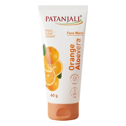 【Patanjali】 Orange Aloevera Face Wash｜オレンジ＆アロエベラ 洗顔料｜60g