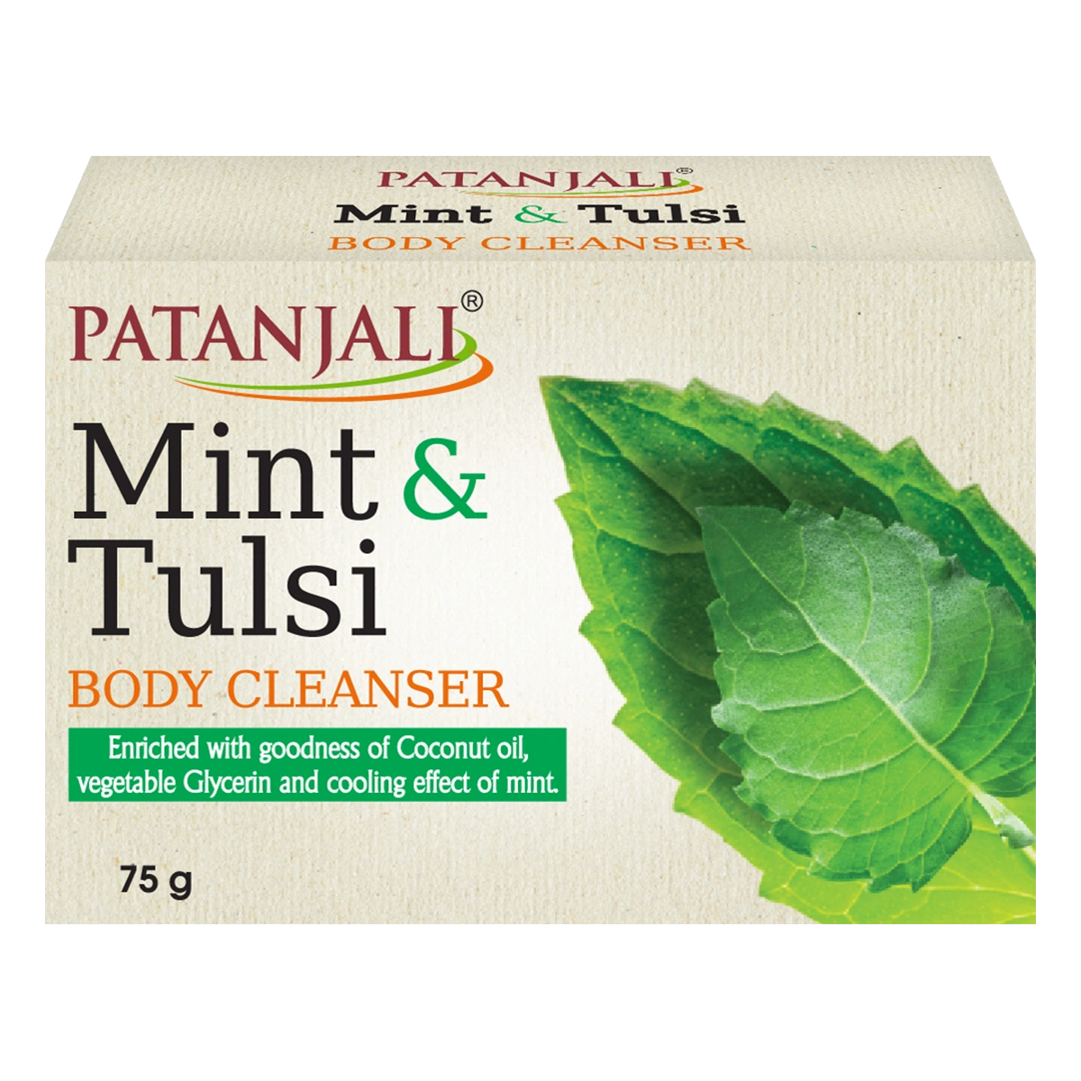 【Patanjali】 Mint & Tulsi Body Cleanser｜ミント＆トゥルシー ボディクレンザー｜75g