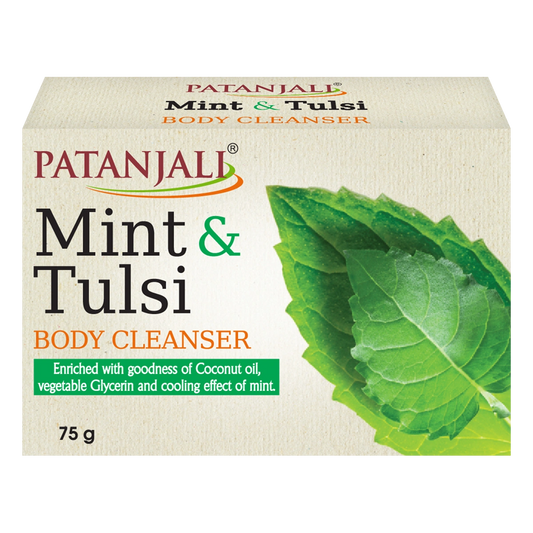 【Patanjali】 Mint & Tulsi Body Cleanser｜ミント＆トゥルシー ボディクレンザー｜75g