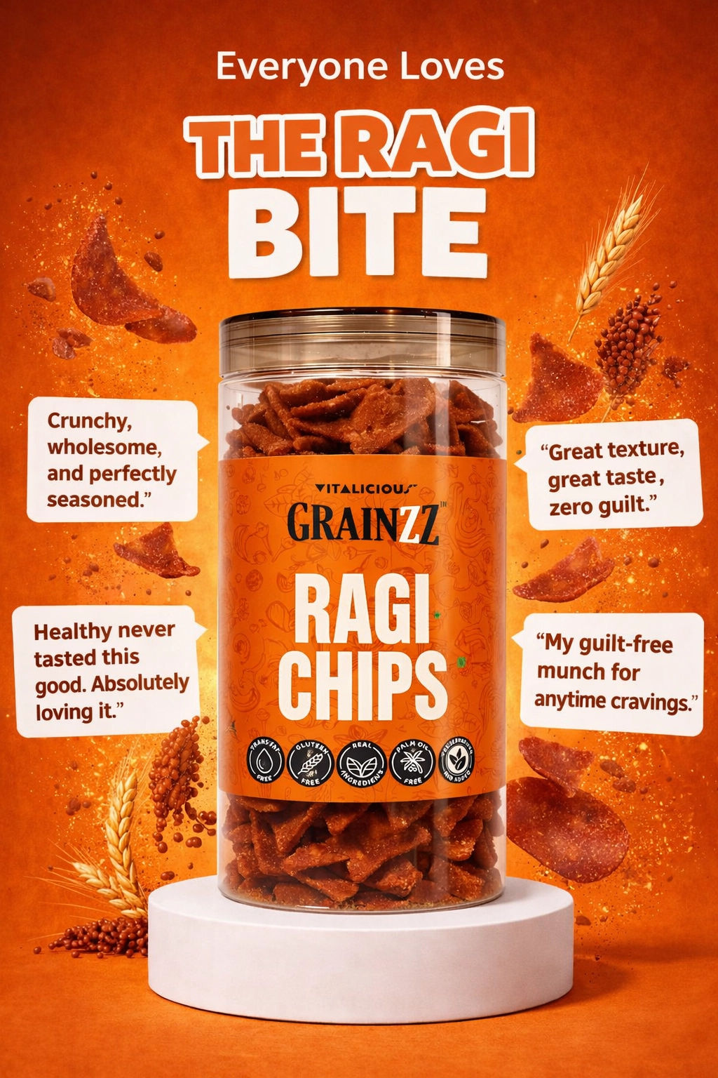 Ragi Chips Masala Masti 150g