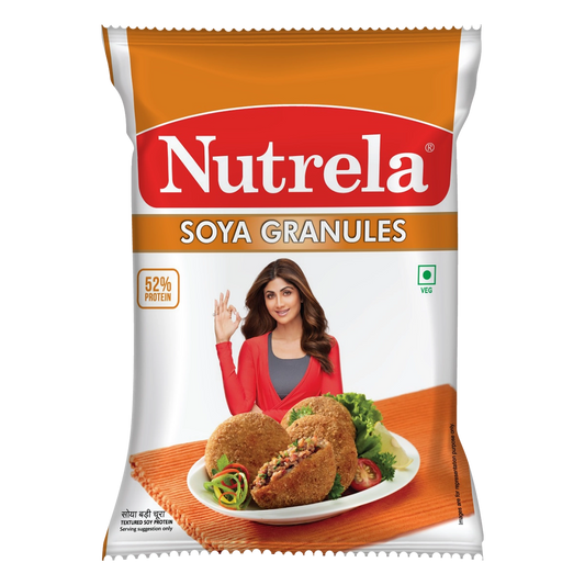 【Patanjali】 Nutrela Soya Bari Chura (Granules)｜ニュートレラ ソヤ バリ チュラ（大豆ミート 粒状）｜1kg