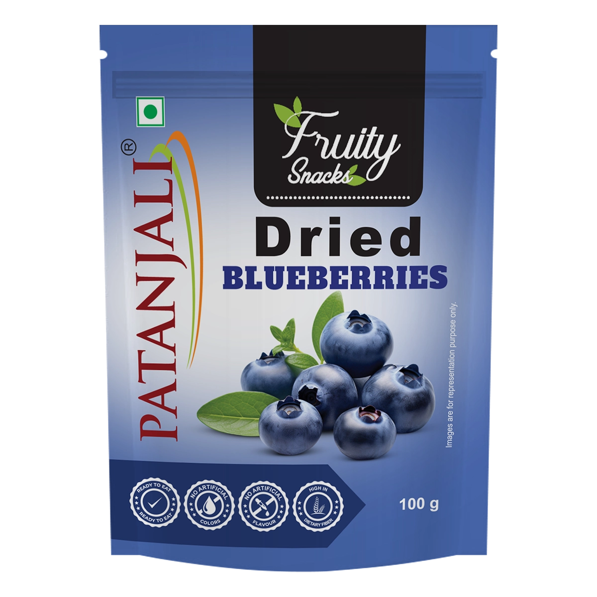 【Patanjali】 Dried Blueberries｜ドライ ブルーベリー｜100g