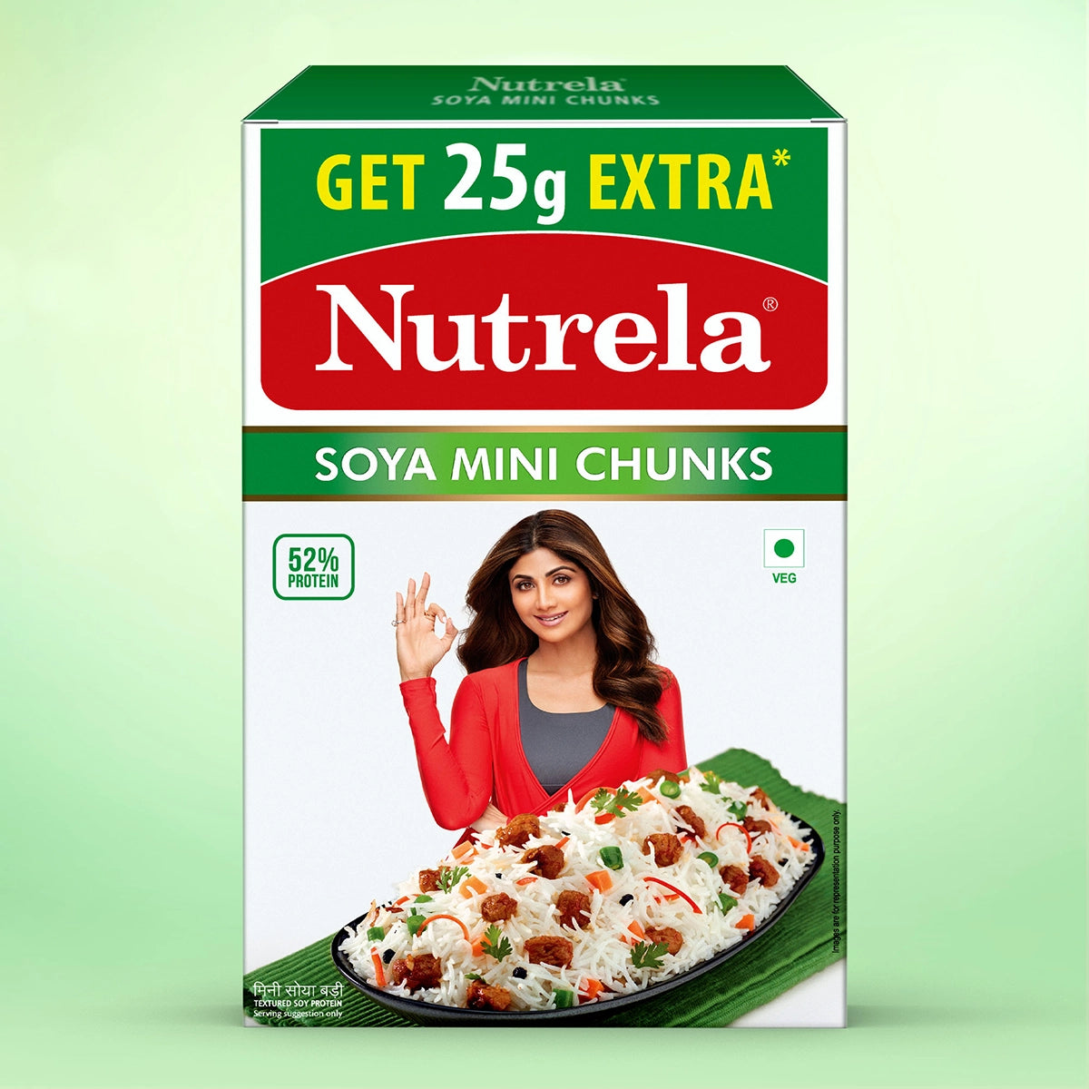 【Patanjali】 Nutrela Soya Bari (Mini Chunks)｜ニュートレラ ソヤ バリ（大豆ミート ミニチャンク）｜200g