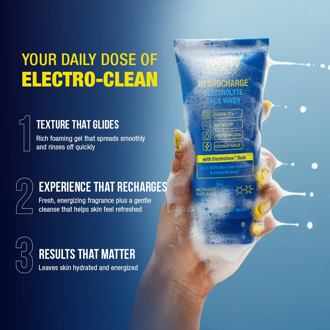 Hydrocharge Electrolyte Face Wash 150ml 150ml