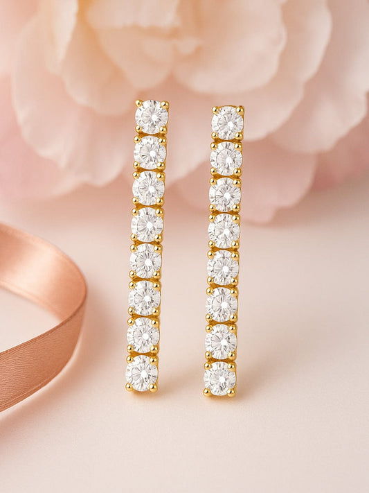Sunbeam Strand of Glamour Earrings Gold