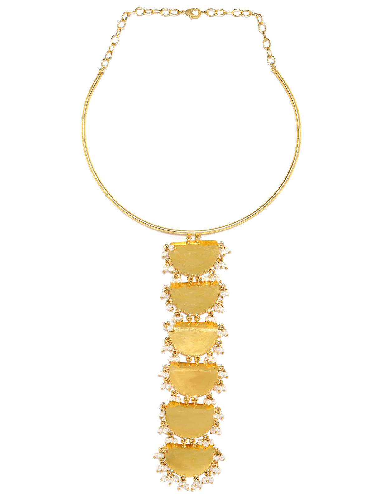 Fearless Bold Statement Necklace Gold