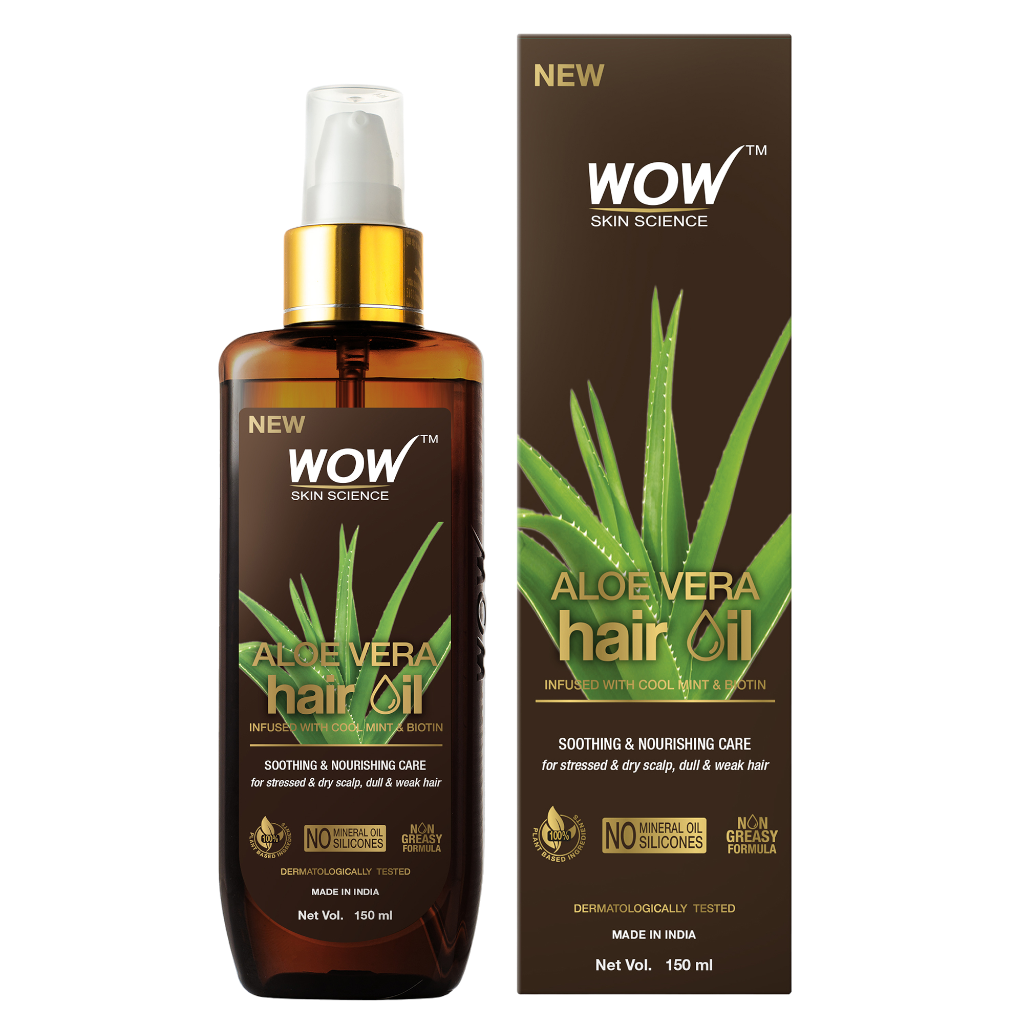 Aloe Vera Hair Oil Nourishing & Soothing for Stressed Scalp 150 ML
