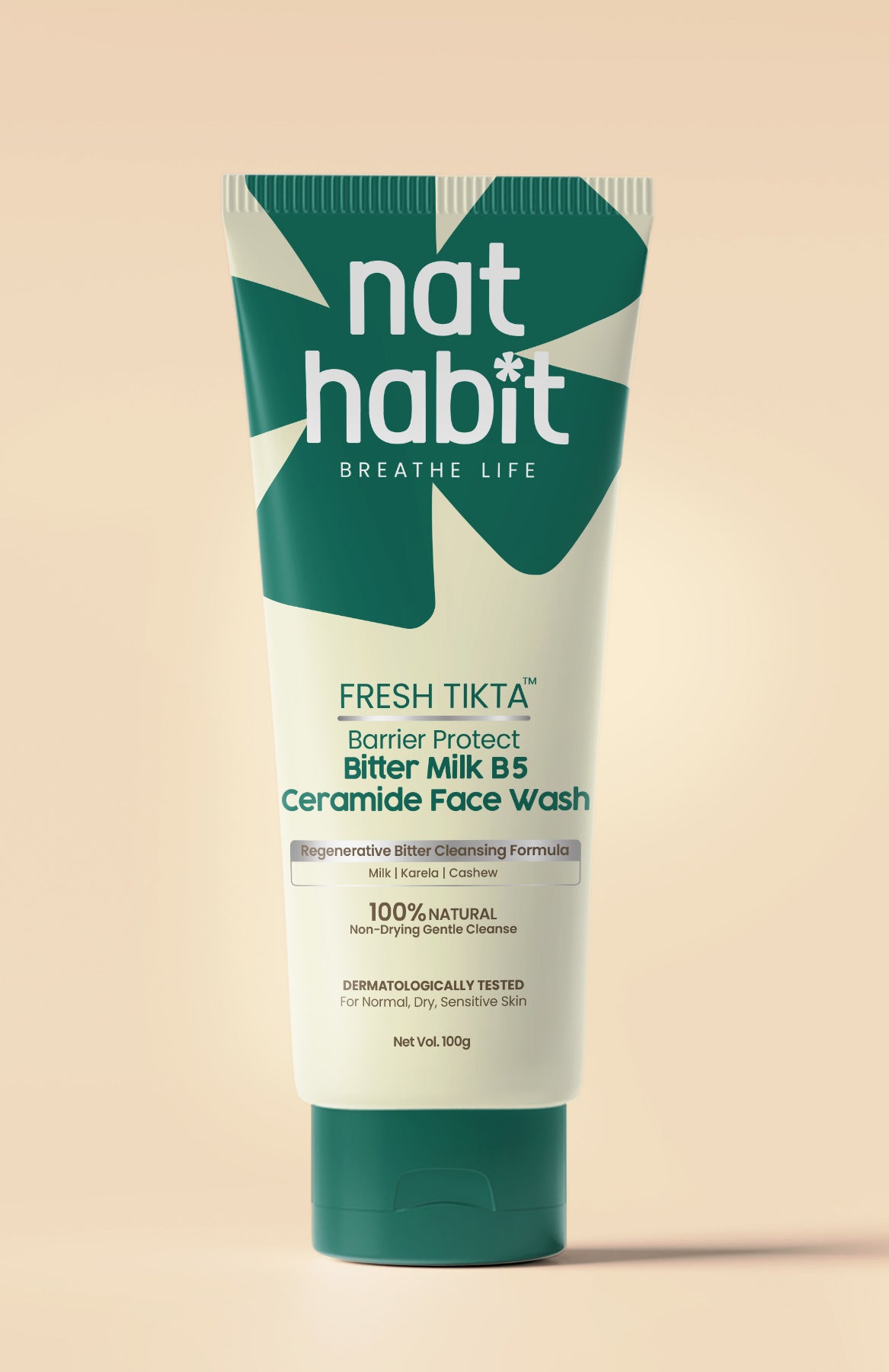 Bitter Milk B5 Ceramide Tikta Face Wash 100g x 2個