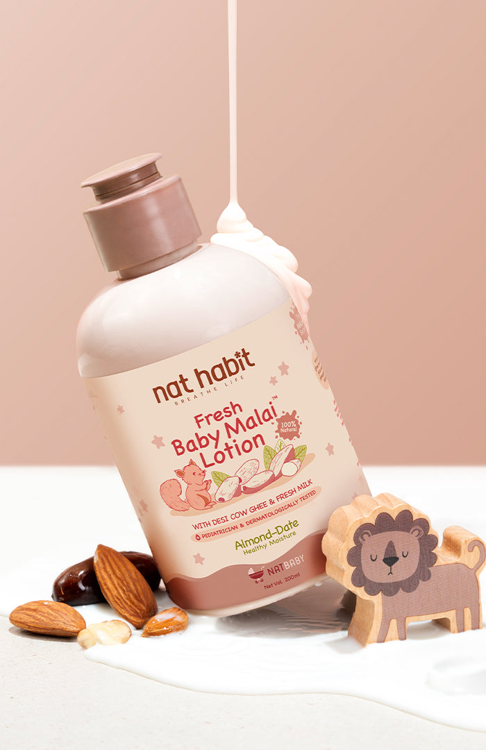 Almond & Date Fresh Baby Malai Lotion 200ml