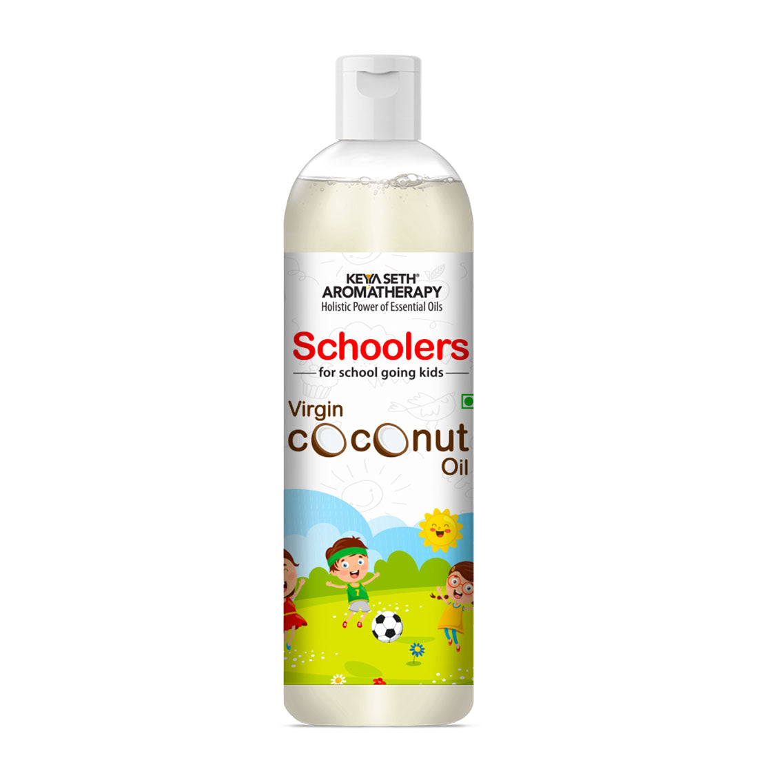 Schoolers Virgin Coconut Kids & Baby Massage Oil – Soft, Non-Sticky, Moisturizing & Soothing for Skin & Hair 200ml