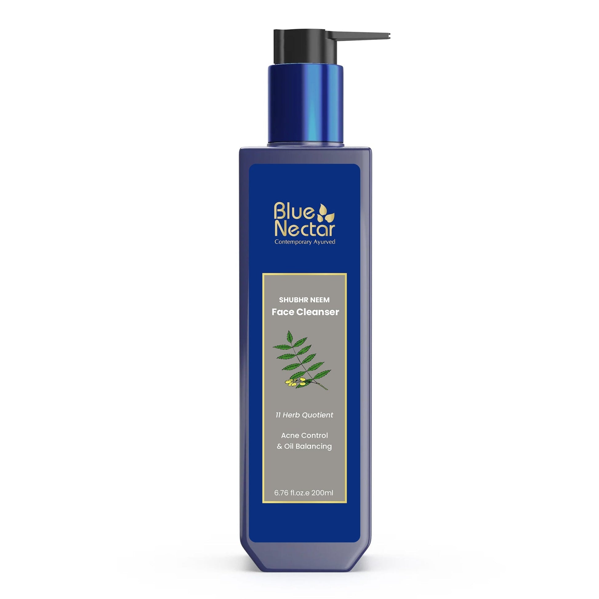Shubhr Neem Pimple Face Wash for Acne Control & Oil Balancing (11 Herbs) 100ml