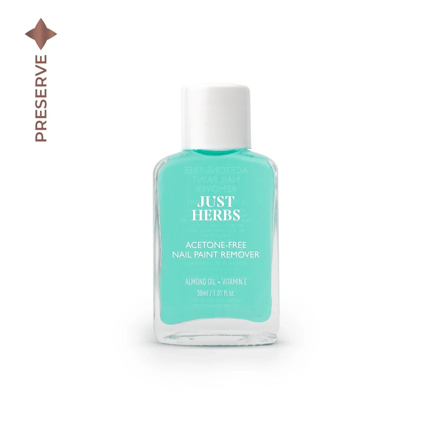 【Just Herbs】 Nail Paint Remover with Almond Oil and Vitamin E｜ネイルペイントリムーバー アーモンドオイル＆ビタミンE｜30ml