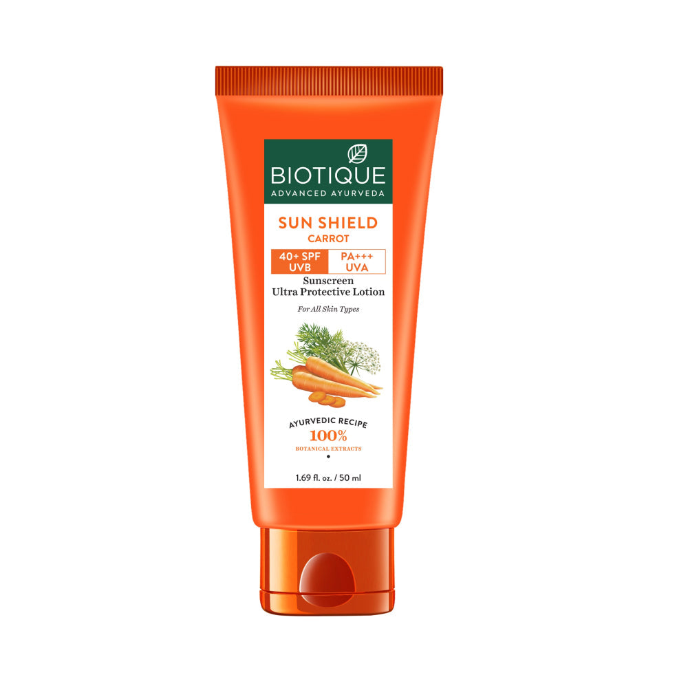 SUN SHIELD CARROT 40+SPF Sunscreen Lotion