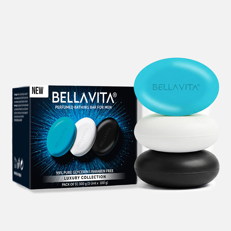 Perfumed Bathing Bar (Soaps) For Men - 3 x 100g 100g
