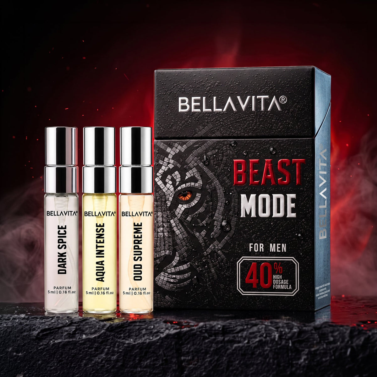 【Bella Vita】 Beast Mode Discovery Box｜ビーストモード ディスカバリーボックス（パルファム 5ml × 3本）｜15ml