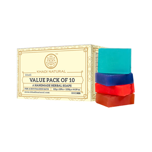 Herbal Soap Combo Value Pack of 10 125gm Each