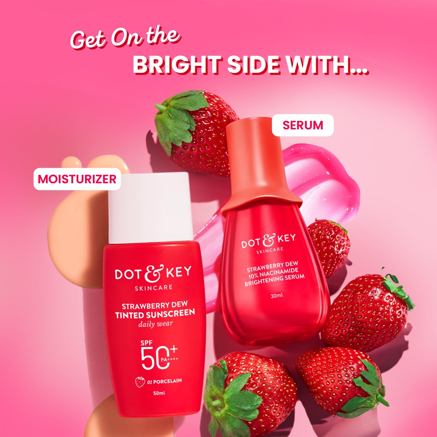 Strawberry + Niacinamide Bright Skin Duo 80ml