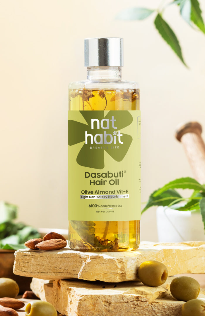Olive Almond Vit E Dasabuti Hair Oil 100ml