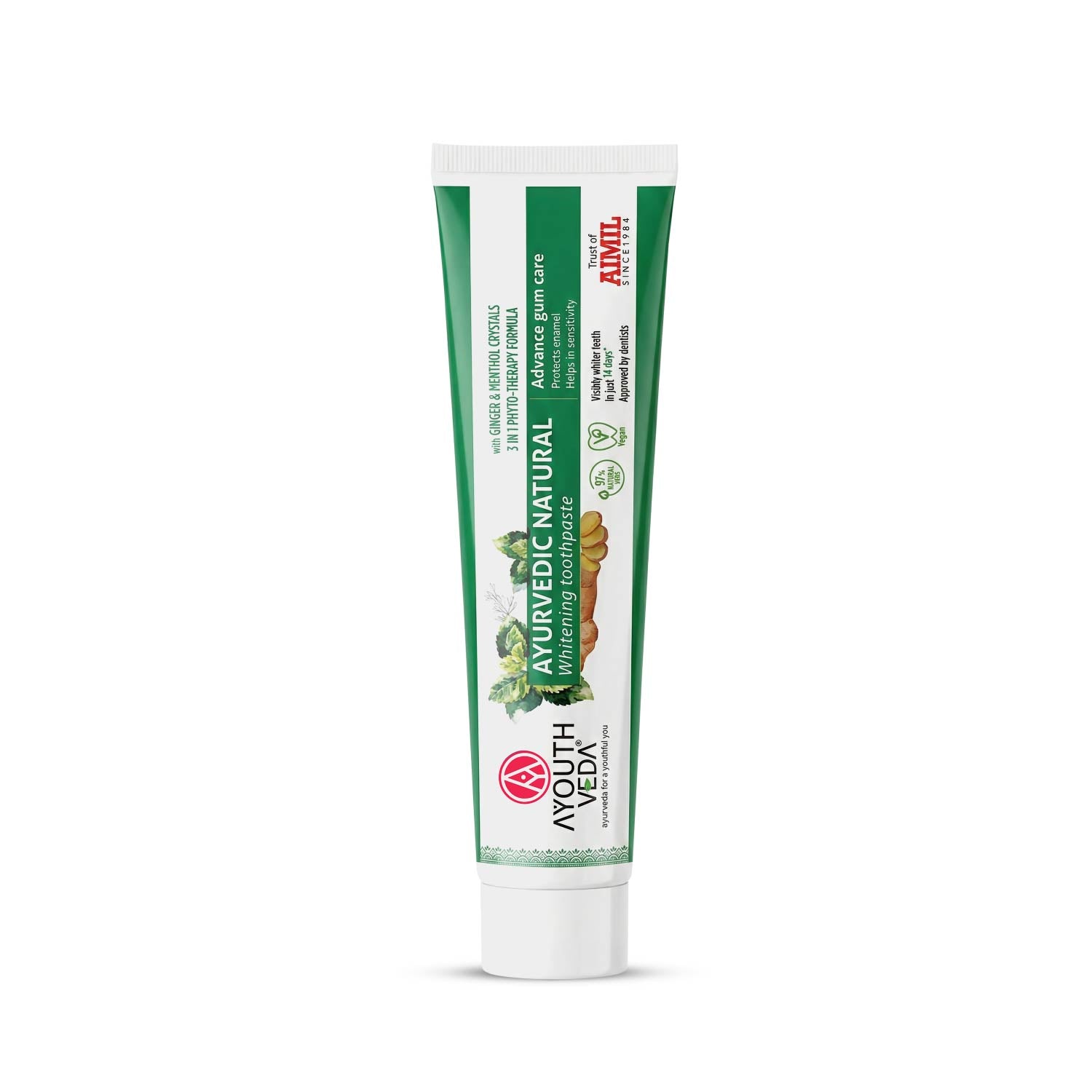Natural Whitening Toothpaste Net qty.- 100 g each Set of 2 100g