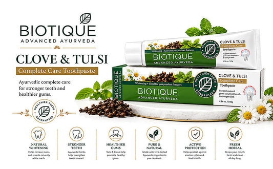 【Biotique】 Complete Care Toothpaste｜コンプリートケア 歯磨き粉｜140G